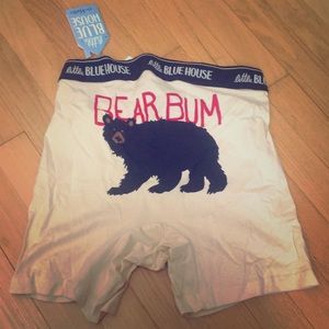 NWT Little Blue House “Bear Bum” boxer brief